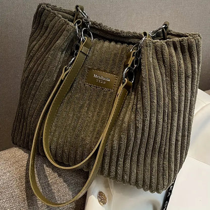 Julia™ | Cotton Corduroy Tote Bag
