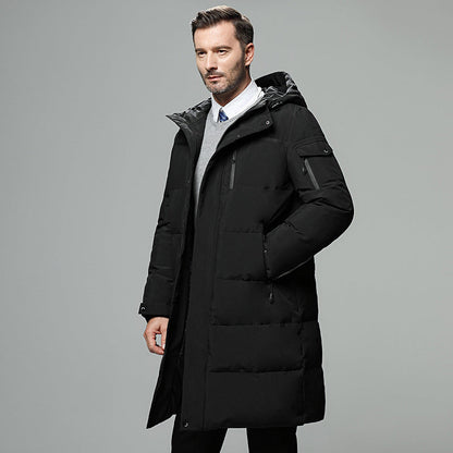 Rio | Elegant long down jacket for men