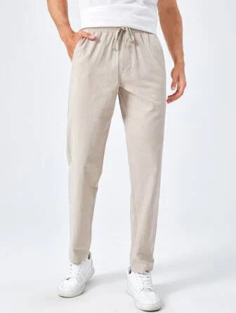 Aaron | Basics plain cotton pants for men