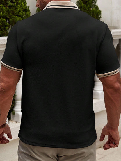 Thomas | Men's polo shirt with contrasting trim
