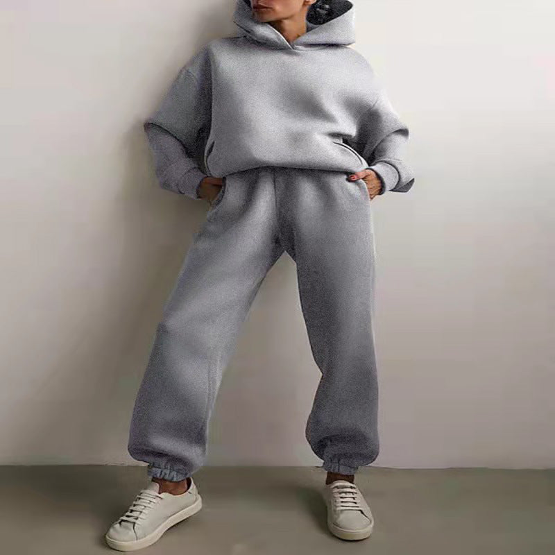 2-piece jogging set - oversized tracksuit with hoodie and sweatpants