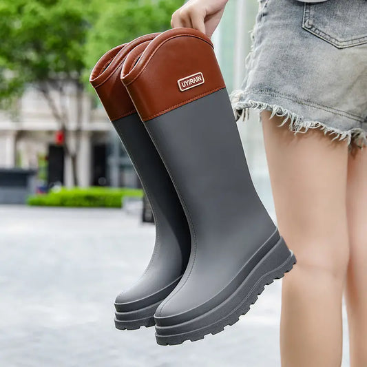 Naomi - High Stylish Women's Rain Boots 