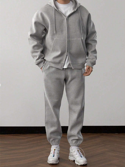 Alexander | Men's Plain Hoodie and Pants Set