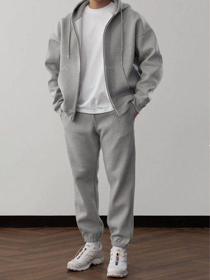 Alexander | Men's Plain Hoodie and Pants Set