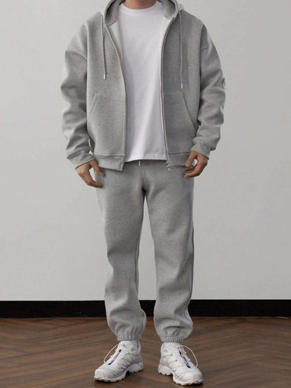 Alexander | Men's Plain Hoodie and Pants Set