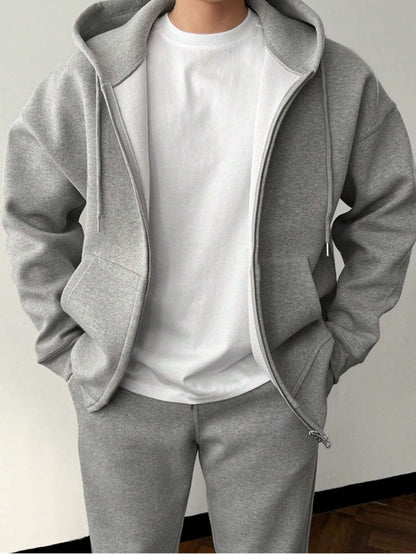 Alexander | Men's Plain Hoodie and Pants Set