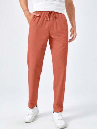 Aaron | Basics plain cotton pants for men