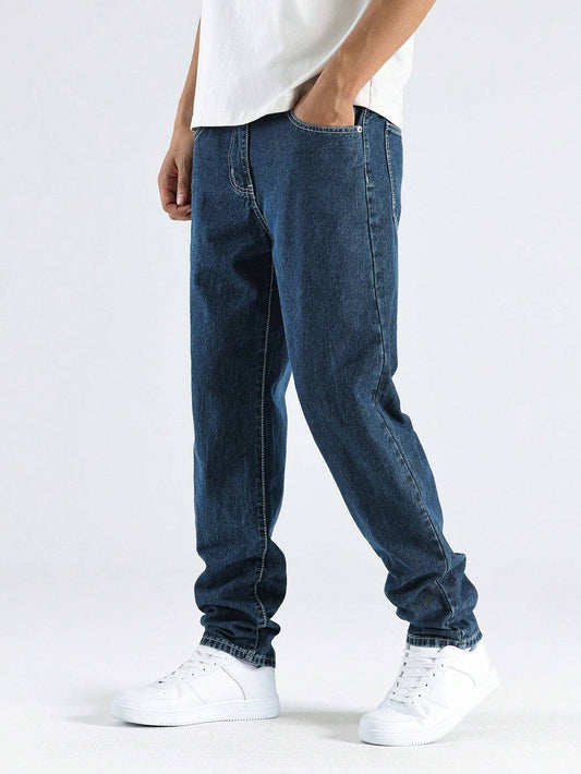 Lucas | Casual washed tapered jeans for men