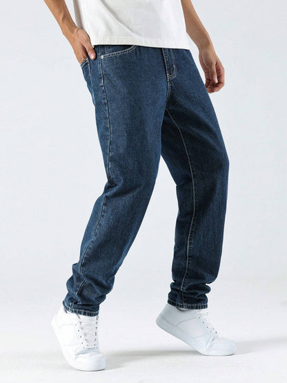Lucas | Casual washed tapered jeans for men