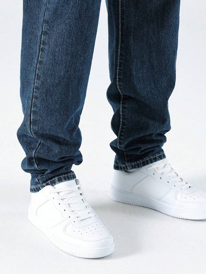 Lucas | Casual washed tapered jeans for men