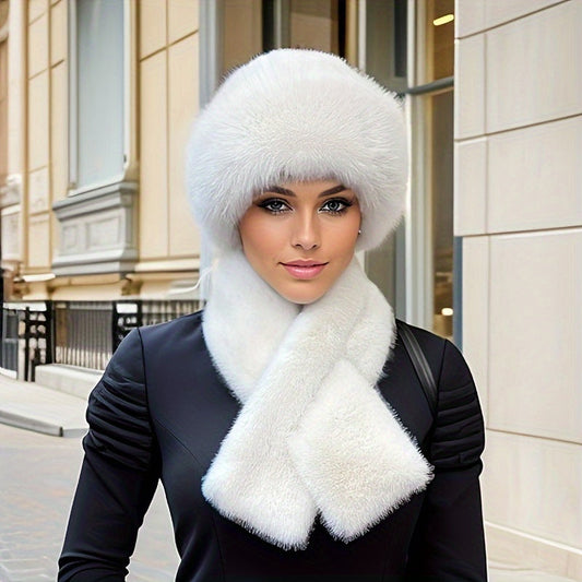 Elegant Fur Winter Set