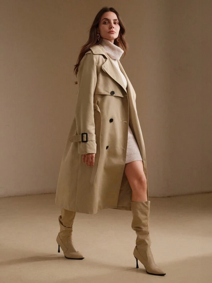 Julia | Trendy luxury trench coat for women