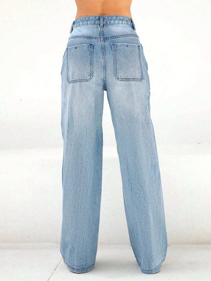 Clara | Perfect loose-fitting straight-leg jeans for women