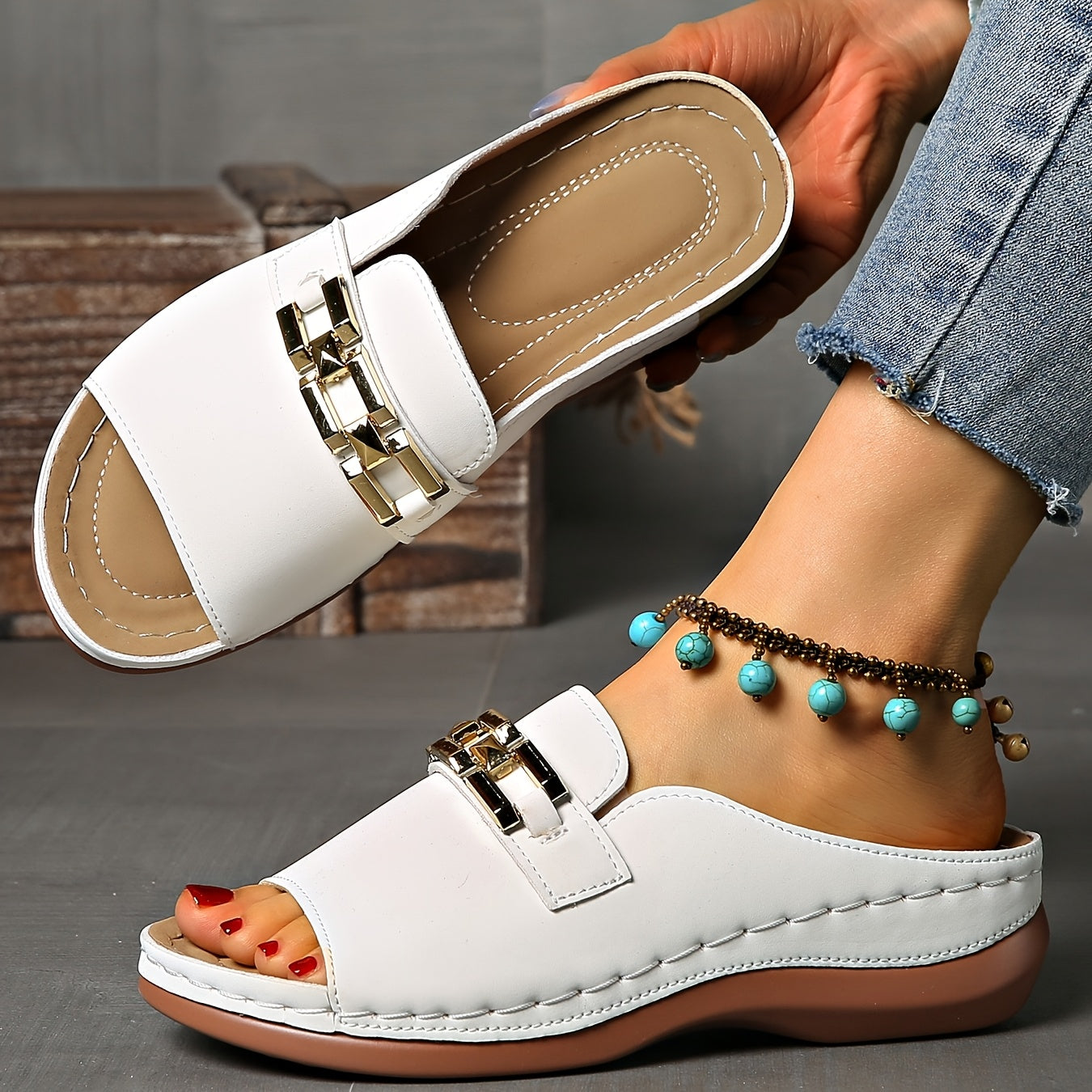 Elivora - Orthopedic Summer Sandal with Support Heel