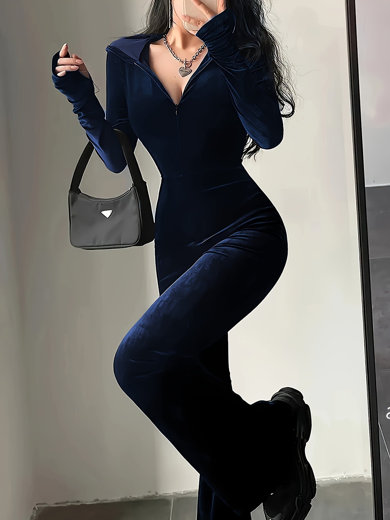 Celeste™ Velvet Luxury Jumpsuit