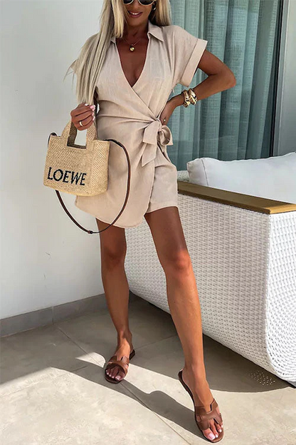 Jia | Women's Short Sleeve Jumpsuit