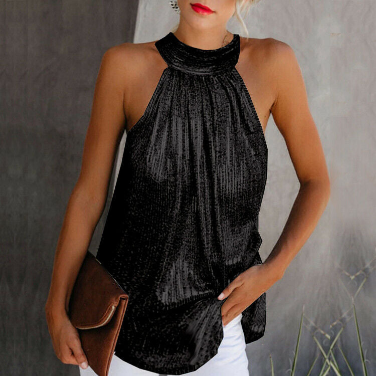 Nikkie | Elegant Halter Top with Off-the-Shoulder