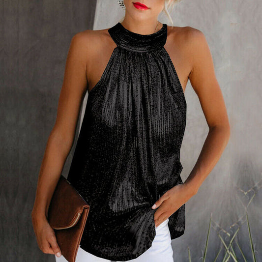 Nikkie | Elegant Halter Top with Off-the-Shoulder