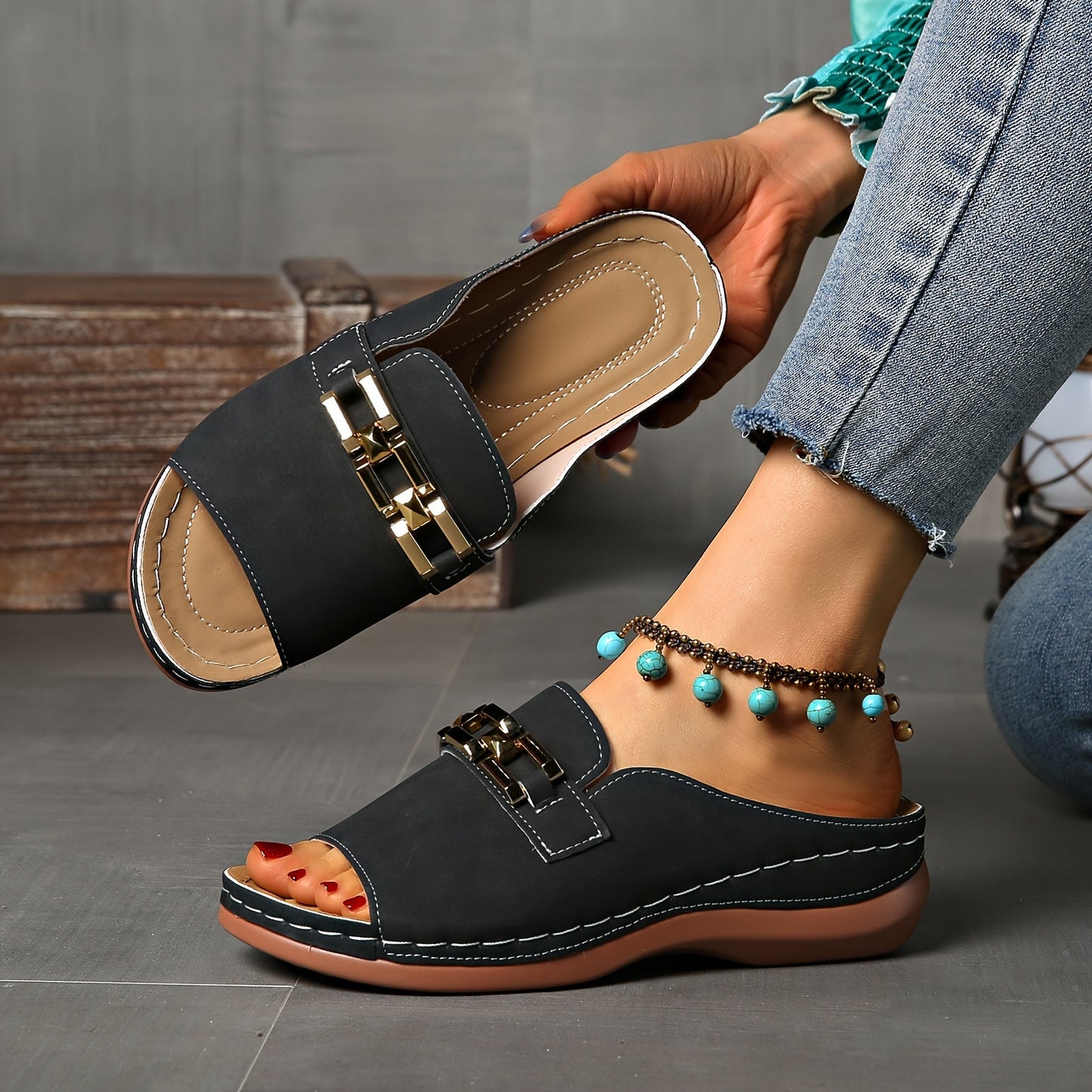 Elivora - Orthopedic Summer Sandal with Support Heel