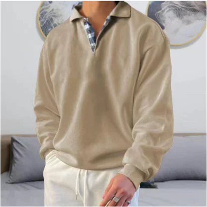 Men's Casual Polo Sweater | Ocean