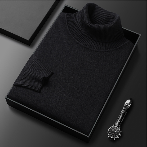 Savini™ - Cashmere Cotton Turtleneck