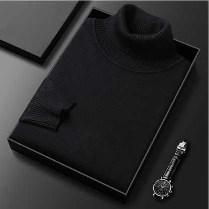 Savini™ - Cashmere Cotton Turtleneck