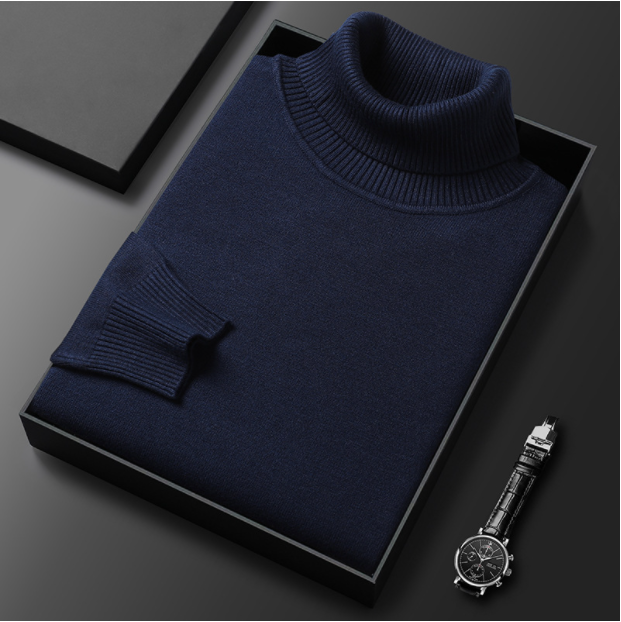 Savini™ - Cashmere Cotton Turtleneck