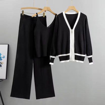 Daisy™ - Elegant, stylish knitted three-piece set