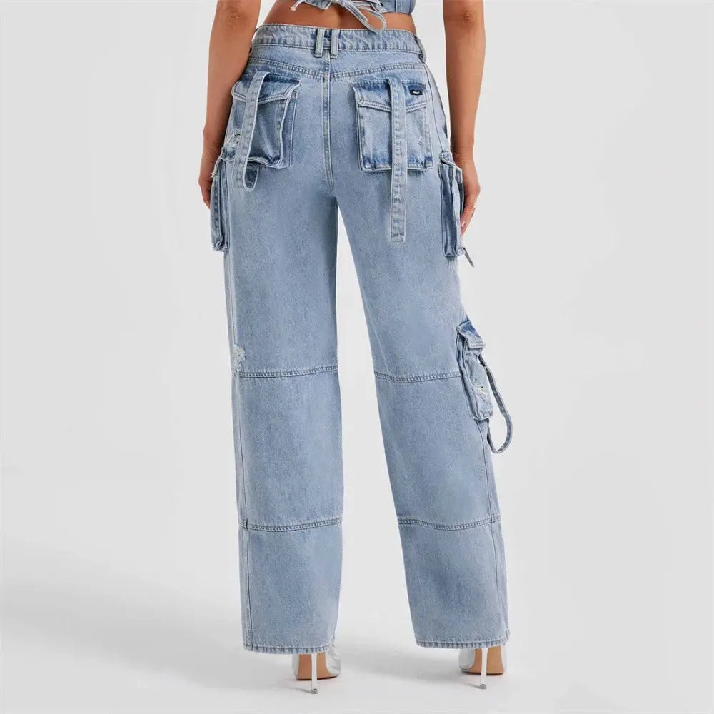 Onni | Classic cargo jeans for women