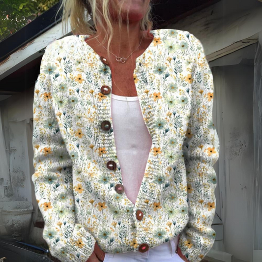 Mia | Elegant Floral Cardigan for Women