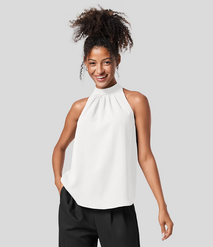 Kelly | Women's halter blouse with back