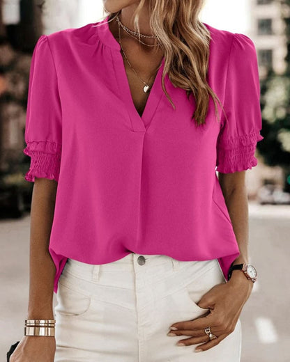 Moniek | V-neck blouse 