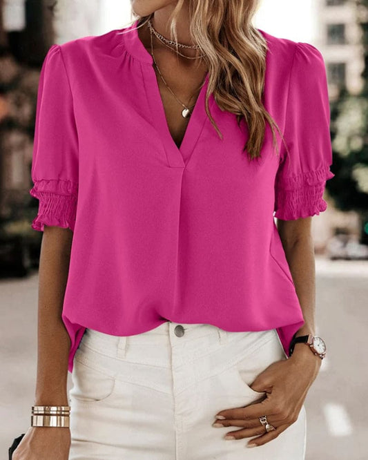 Moniek | V-neck blouse 
