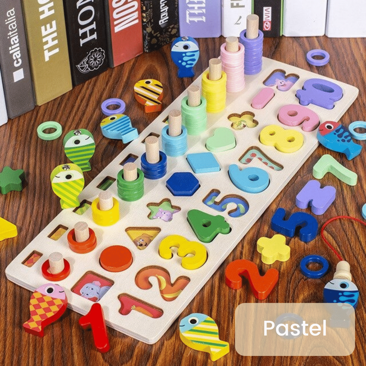 Woods™ | Develop the skills - Montessori wooden playboard