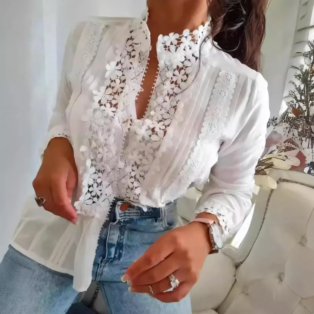 Eef | Lace Flower Blouse 