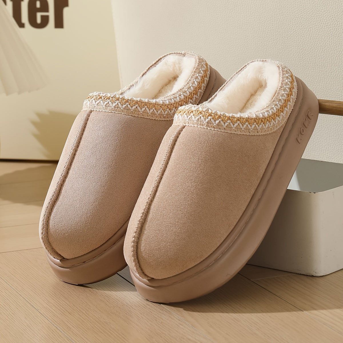 Uggie™ Vintage Slip-On Slippers