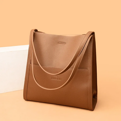 Macy's™ Leather Shoulder Bag | Timeless Design