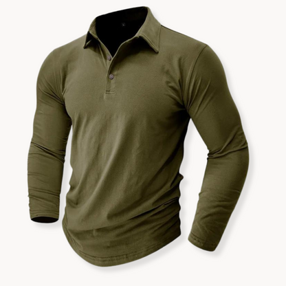 Casual Long Sleeve Polo | Onni