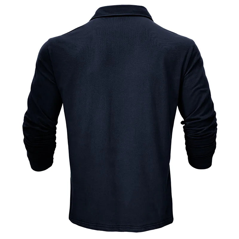 Casual Long Sleeve Polo | Onni