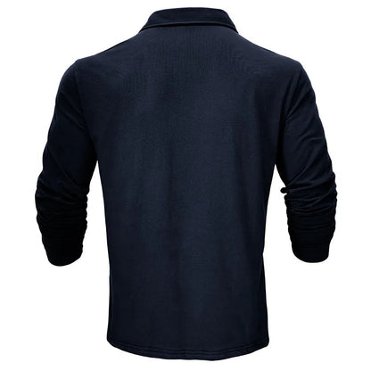 Casual Long Sleeve Polo | Onni
