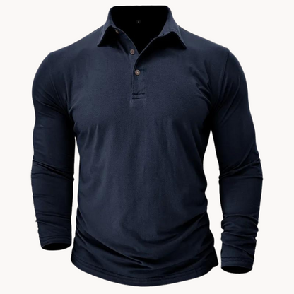 Casual Long Sleeve Polo | Onni