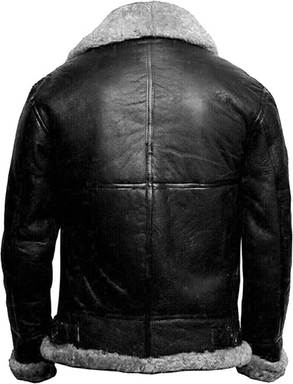 Onni | Classic leather winter jacket for men