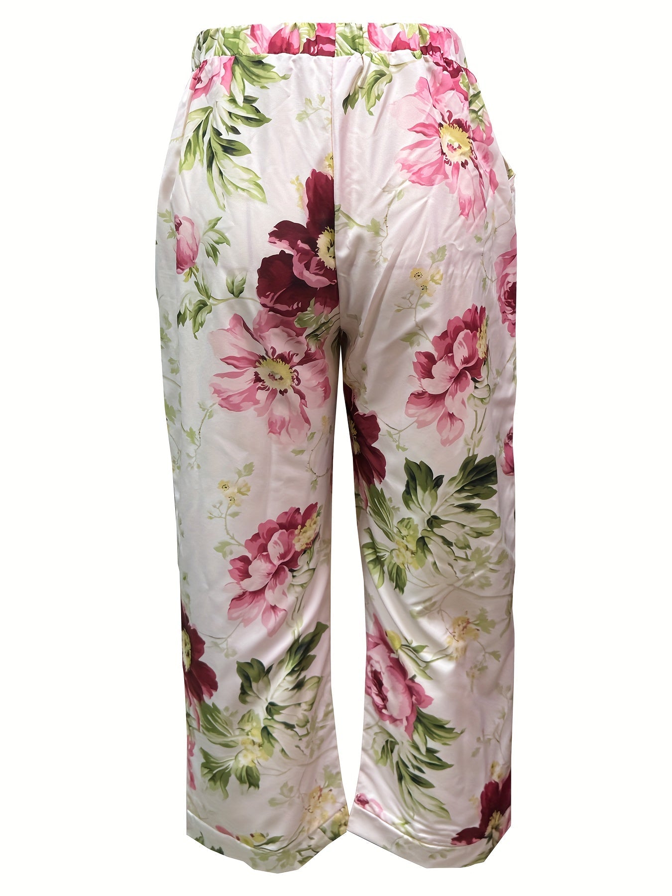Florya™ - Airy Floral Trousers for a Feminine Summer Look