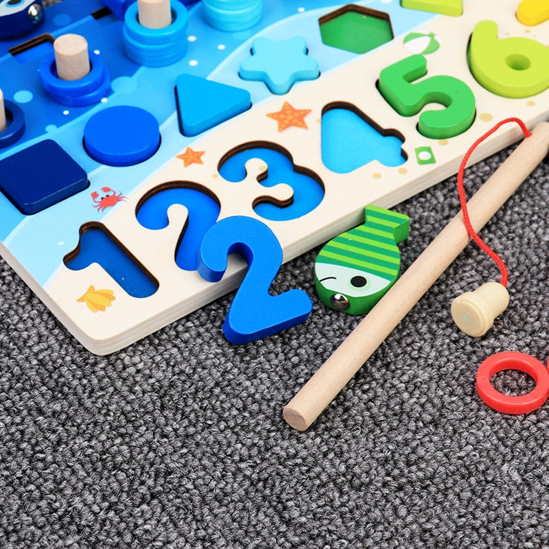 Woods™ | Develop the skills - Montessori wooden playboard