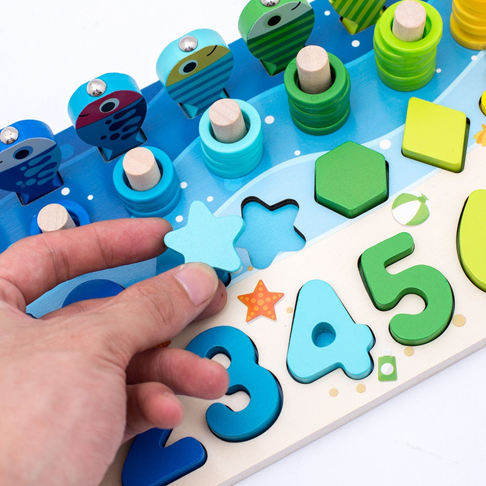 Woods™ | Develop the skills - Montessori wooden playboard