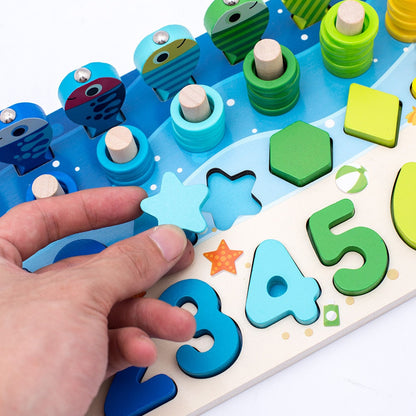 Woods™ | Develop the skills - Montessori wooden playboard