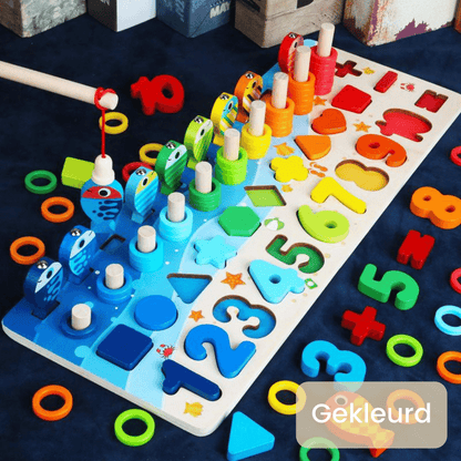 Woods™ | Develop the skills - Montessori wooden playboard