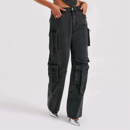 Onni | Classic cargo jeans for women
