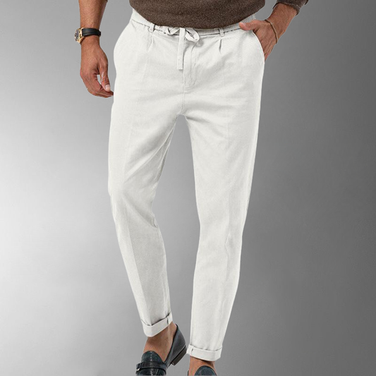 Vincent | Perfect Linen Trousers for Men