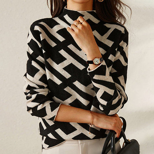 Elegant turtleneck sweater for women | Riley